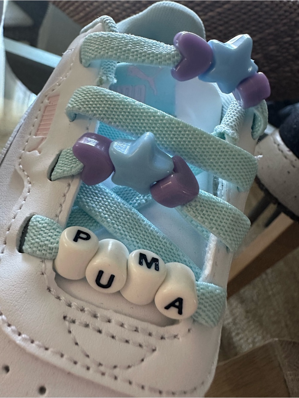 PUMA Kids' Carina 3.0 Low Top Sneaker in Friendship - Picture 5 of 6